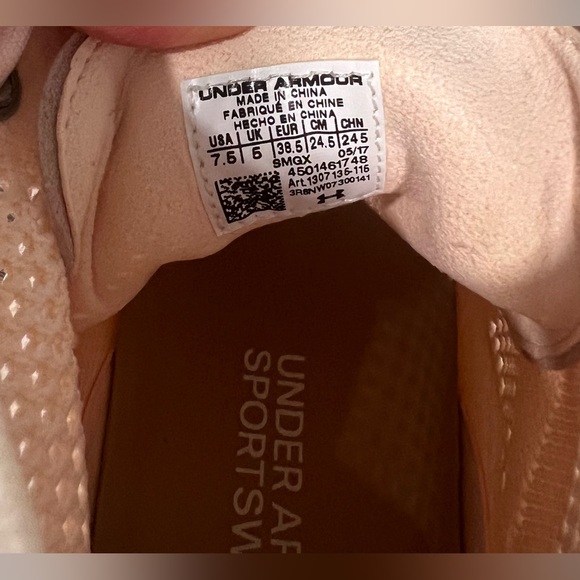 Under Armour Michelin RLT Fat Tire knit Boot Shoe Pink 1307135-115 Women's 7.5 - Picture 6 of 8